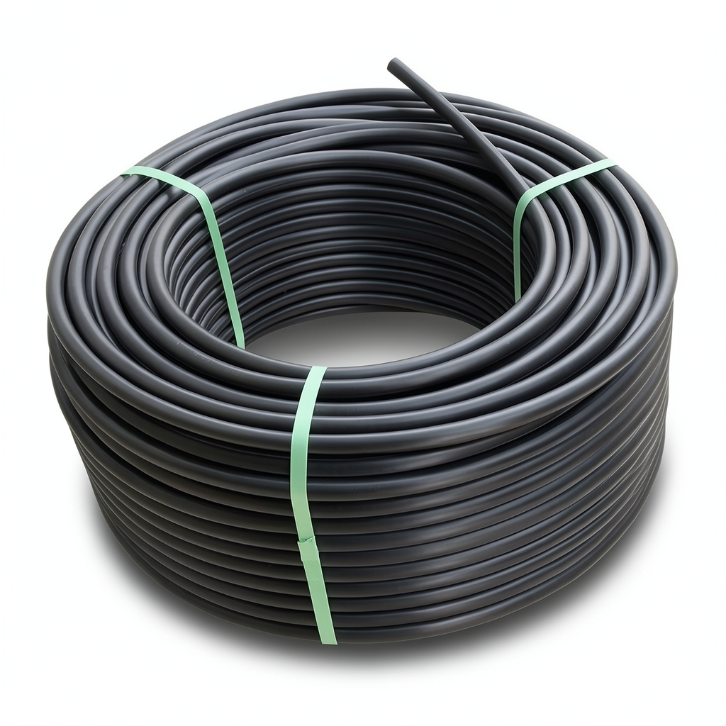 لفة أنابيب HDPE ضغط 12.5 بار PE 100 قطر خارجي 63 مم SDR 11 لون أسود
