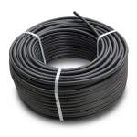 لفة أنابيب HDPE ضغط 12.5 بار PE 100 قطر خارجي 110 مم SDR 11 لون أسود