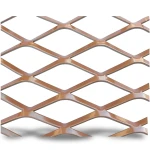 Aluminum Expanded Metal Mesh Thickness 1.5 mm Width 1.22 m Length 4 m
