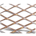 Aluminum Expanded Metal Mesh Thickness 1.5 mm Width 1.22 M Length 5 M