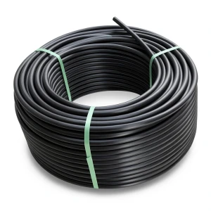 لفة أنابيب HDPE ضغط 15.6 بار PE100 قطر خارجي 16 مم SDR 9 لون أسود