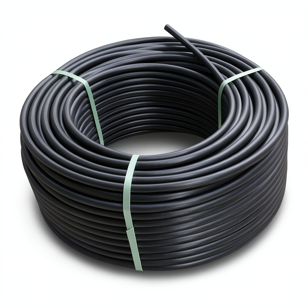 لفة أنابيب HDPE ضغط 15.6 بار PE100 قطر خارجي 16 مم SDR 9 لون أسود