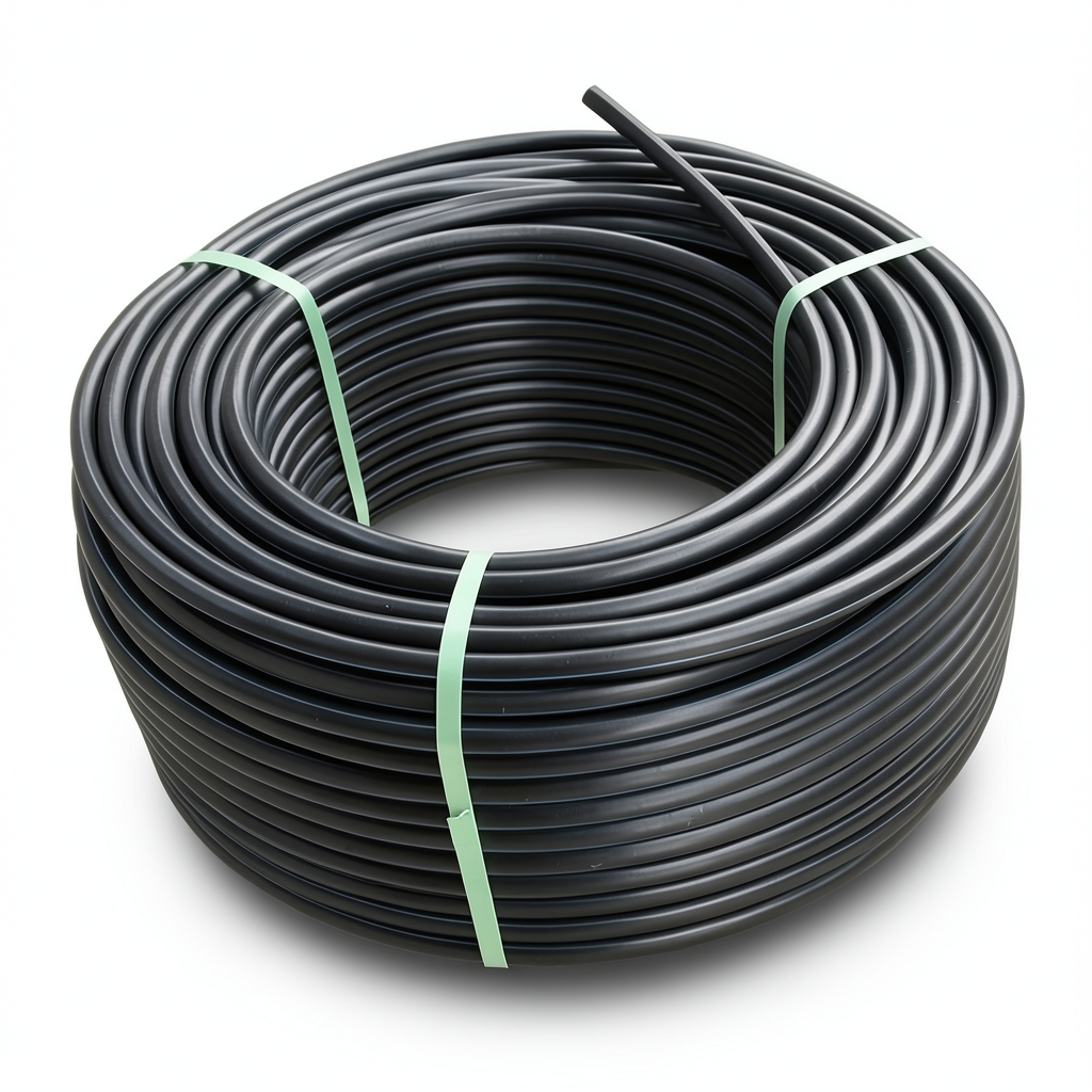 لفة أنابيب HDPE ضغط 15.6 بار PE 100 قطر خارجي 20 مم SDR 9 لون أسود