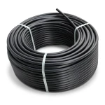 لفة أنابيب بلاستيك HDPE ضغط 15.6 بار PE 100 قطر خارجي 40 مم SDR 9 لون أسود