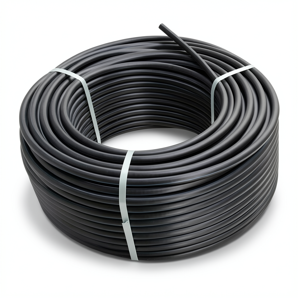 HDPE Plastic Coil Pipe PN 15.6 Bar PE 100 OD 40 mm SDR 9 Black