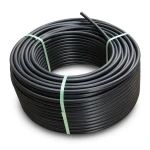 لفة أنابيب HDPE ضغط اسمي 15.6 بار PE 100 قطر خارجي 50 مم SDR 9 لون أسود
