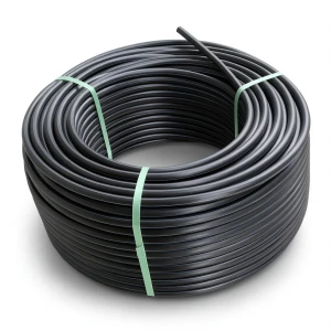 لفة أنابيب بلاستيك HDPE ضغط 15.6 بار PE 100 قطر خارجي 75 مم SDR 9 لون أسود