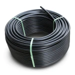 HDPE Plastic Coil Pipe Nominal Pressure 15.6 Bar PE 100 OD 110 mm SDR 9 Black