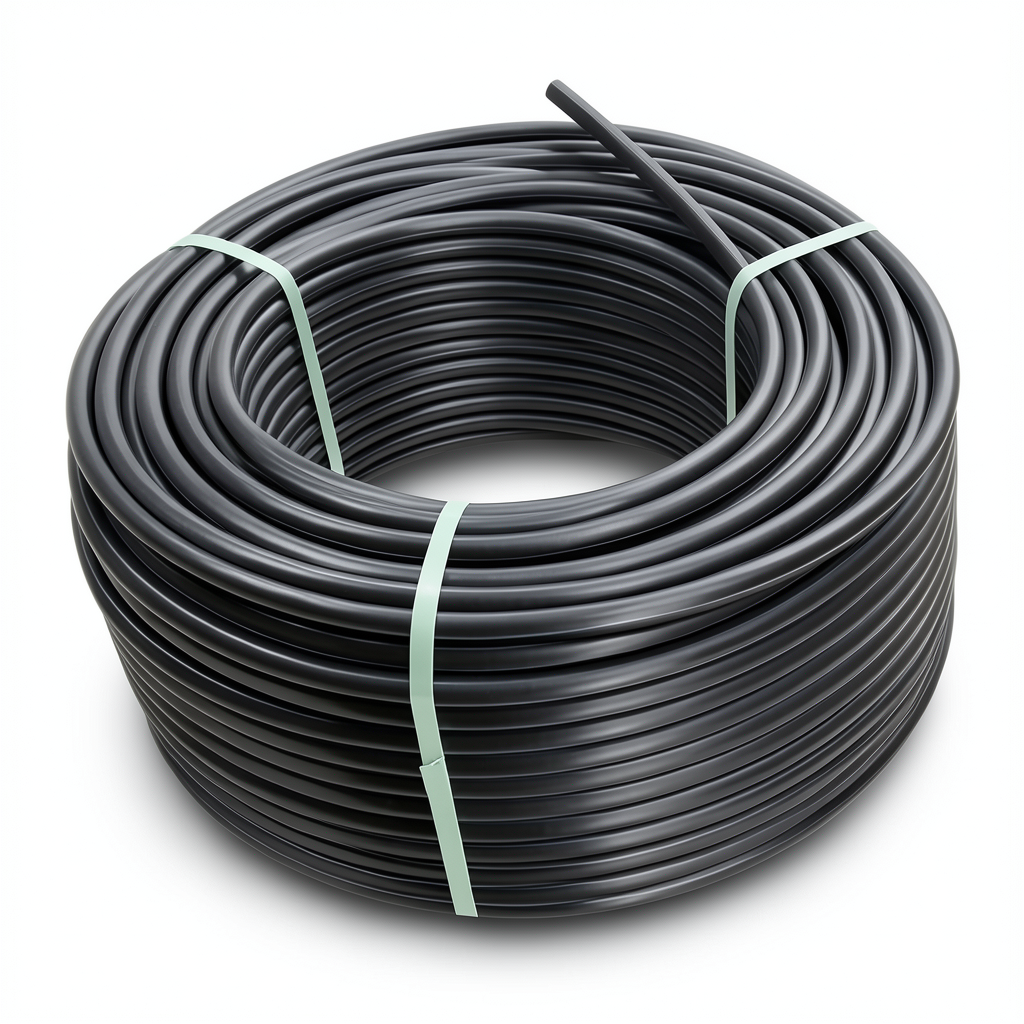لفة أنابيب بلاستيك HDPE ضغط 15.6 بار PE 100 قطر خارجي 40 مم SDR 9 لون أسود