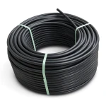 HDPE Plastic Coil Pipe PN 15.6 Bar PE 100, 160 mm Diameter, SDR 9 Black