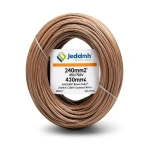 Stranded Copper Electric Wire CU/PVC 240mm2, 450/750V, Brown Color | Jeddah Cables Company