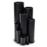 مواسير بلاستيك HDPE ضغط 16 بار PE 100 مقاس 250 مم سمك 27.9 مم لون اسود