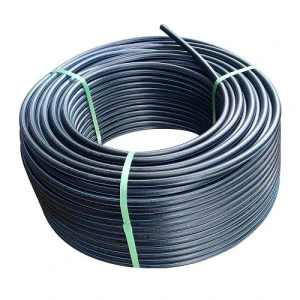 HDPE Plastic Coil Pipe PN 15.6 Bar PE 100, 160 mm Diameter, SDR 9 Black