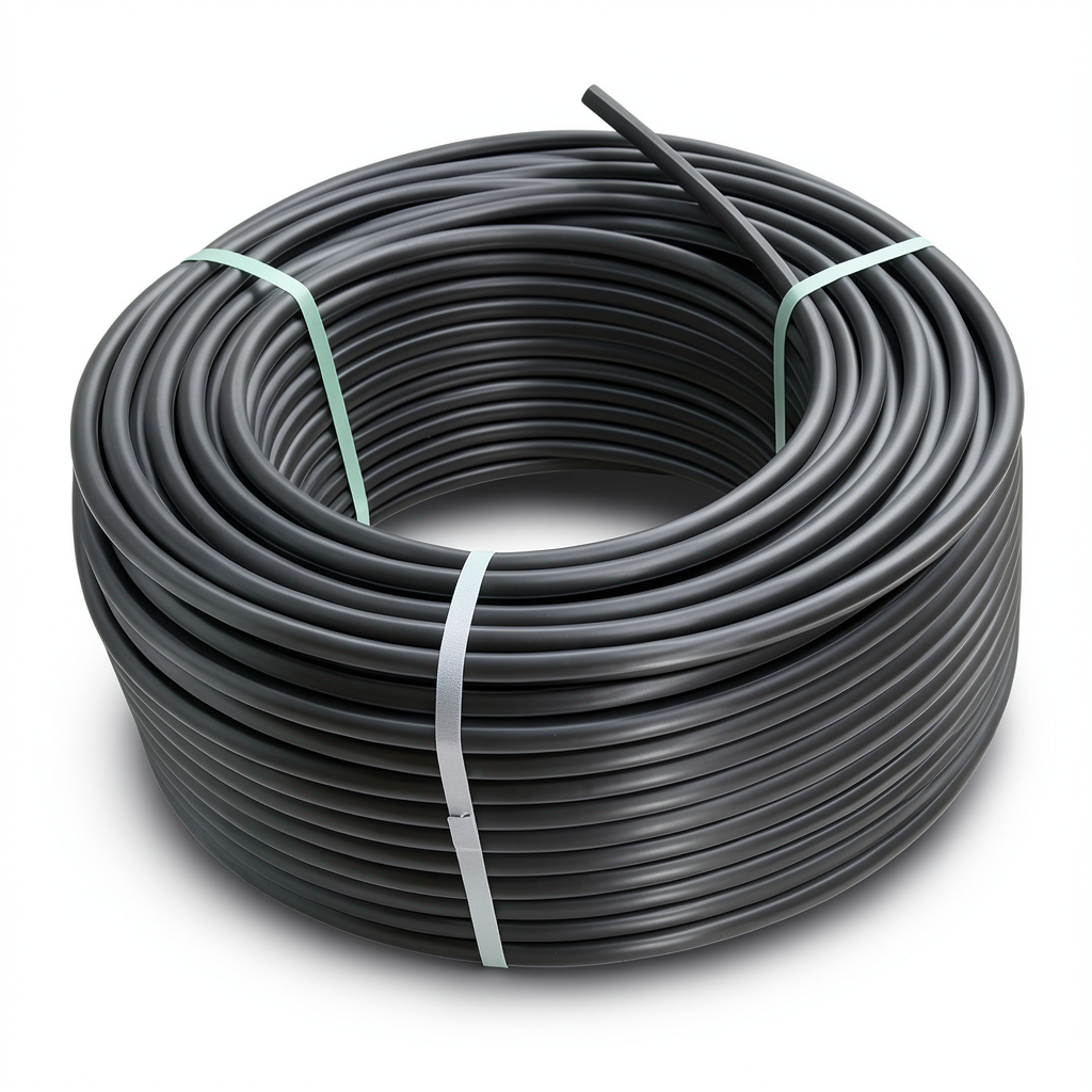 HDPE Plastic Coil Pipe Nominal Pressure 19.2 Bar PE 100 OD 16 mm SDR 7.4 Black