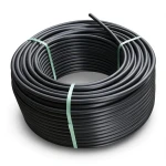 لفة أنابيب بلاستيك HDPE ضغط 19.2 بار [PE 100] قطر خارجي 32 مم SDR 7.4 لون أسود
