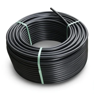 لفة أنابيب بلاستيك HDPE ضغط 19.2 بار [PE 100] قطر خارجي 32 مم SDR 7.4 لون أسود