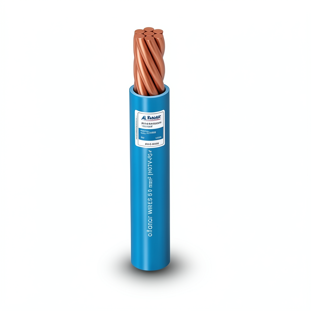 كابل نحاس مجدول احادى النواة معزول PVC 70º 1.5 مم² 450/750 فولت 300 قدم أزرق | شركة الفنار