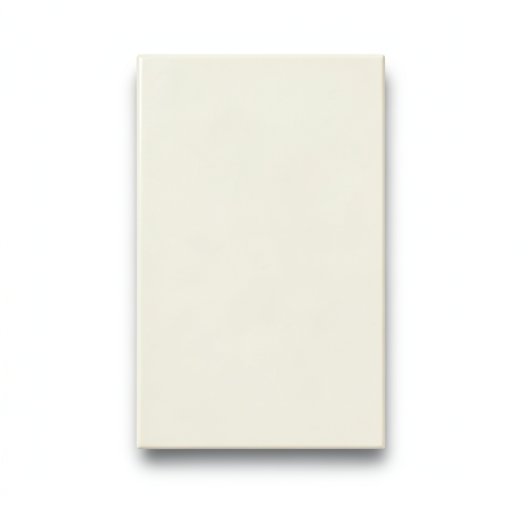 Ceramic Wall Tiles 20x43 cm Rectangle, Cream Color