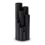 مواسير HDPE ضغط 4 بار PE 100 قطر خارجي 125 ملم سمك 3.6 ملم لون اسود