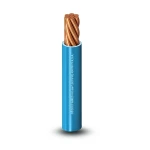 كابل نحاس مجدول احادى النواة معزول PVC 70º 1.5 مم² 450/750 فولت 300 قدم أزرق | شركة الفنار