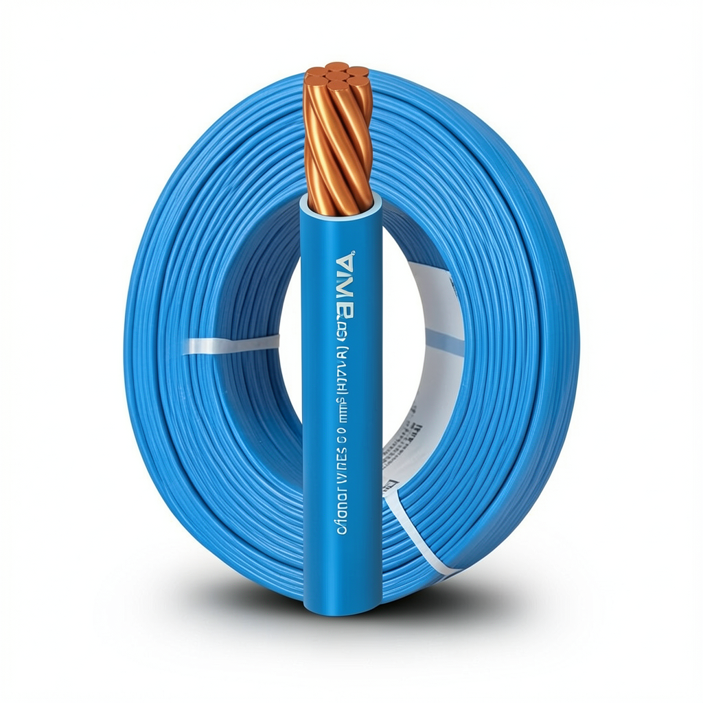 Single Core Stranded Copper Cable PVC 70ºC Insulation 2.5 mm² 450/750V 300ft Blue | Al Fanar