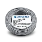 سلك مفرد نحاس مجدول 18 AWG مطلي قصدير، 1000 فولت، عزل PVC +105°C رمادي، 2500 قدم | شركة كابلات الشرقية للصناعة