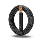 سلك نحاس مجدول مقاوم للحراره احادى النواة معزول PVC 90º 1.5 مم² 450/750 فولت 300 قدم اسود | شركة الفنار