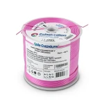 16 AWG Stranded Tinned Copper Wire, 600 V, PVC Insulated (+105°C), Pink | Asharqiyah Cables Company for Industry