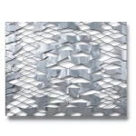 Hot Rolled Expanded Metal Wiremesh Memari Shape 5.8 mm Thickness 2.44×5 M