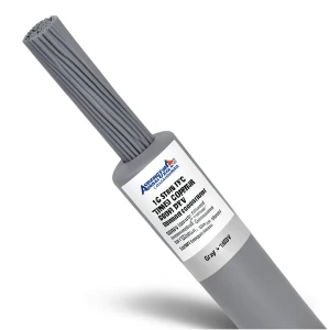 سلك مفرد نحاس مجدول 18 AWG مطلي قصدير، 1000 فولت، عزل PVC +105°C رمادي، 2500 قدم | شركة كابلات الشرقية للصناعة