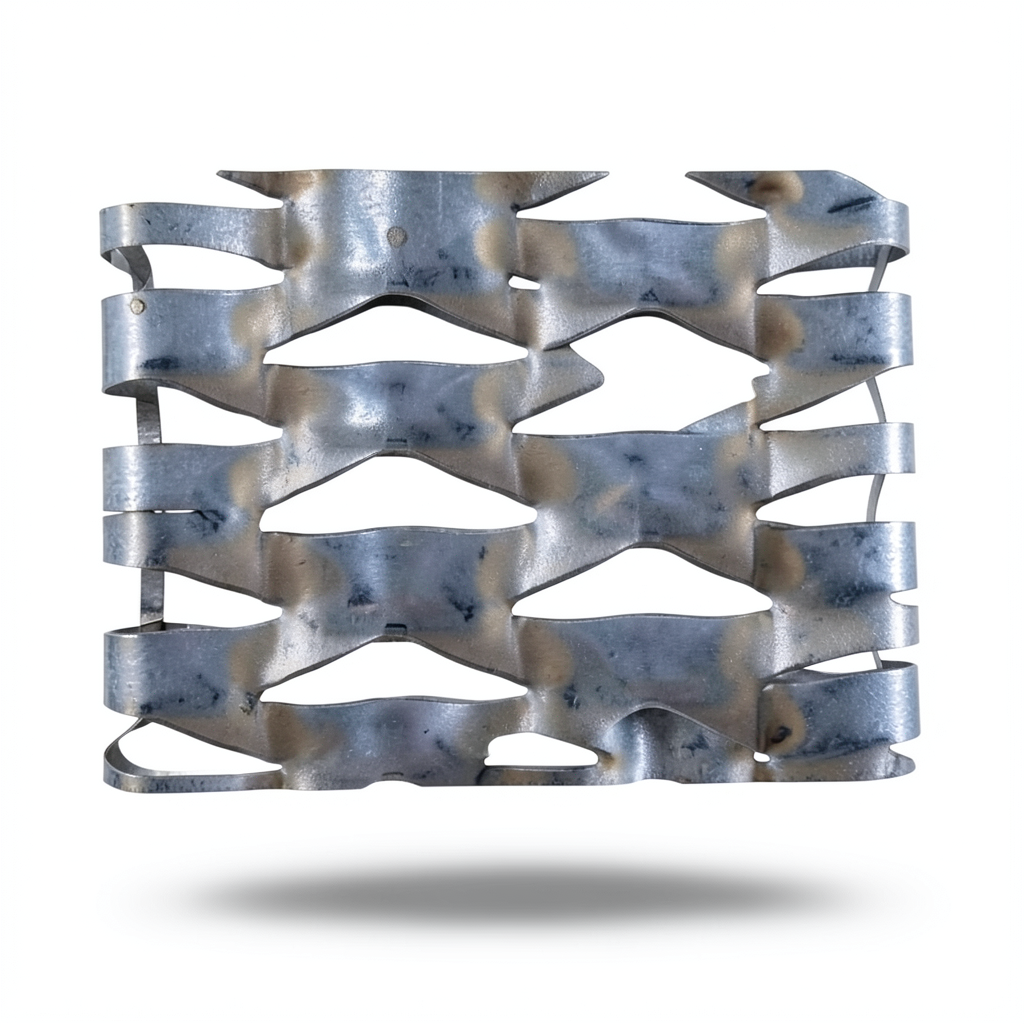 Hot Rolled Expanded Metal Wiremesh 5.8 mm Thickness, 2.44×7 m Memari Form