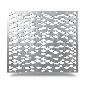 Hot Rolled Expanded Metal Mesh Memari Shape 6 mm Thickness 2.44×1 M