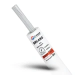 لفة سلك كهرباء 16 AWG نحاس مجدول مطلي بالقصدير عزل PVC 600 فولت أبيض | شركة كابلات الشرقية للصناعة