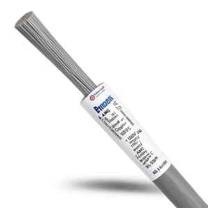 6 AWG 1C Stranded Tinned Copper Wire, 1000V PVC Insulation +105°C Gray, 500ft | Asharqiyah Cables Company for Industry