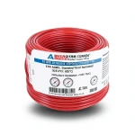 سلك 16 AWG نحاس مجدول مطلي بالقصدير معزول PVC +105°C، احمر، جهد 600 فولت | شركة كابلات الشرقية للصناعة