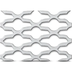 Hot Rolled Expanded Metal Sheet Flattened 2 mm Thickness, 1.22 M Width, 6 M Length, Mozakhraf Shape