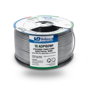 16 AWG Stranded Tinned Copper Electrical Wire, 600V PVC Insulation Gray | Asharqiyah Cables Company for Industry