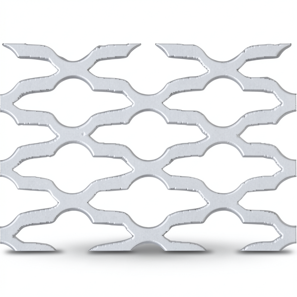 Hot Rolled Expanded Metal 2.3 mm Thickness, 1.22 M Width, 1 M Length, Mozakhraf Design
