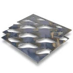 Hot Rolled Expanded Metal Sheet Memari Shape 6 mm Thickness 2.44×3 M