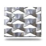 Hot Rolled Expanded Metal Mesh Memari Shape 6 mm Thickness 2.44×1 M