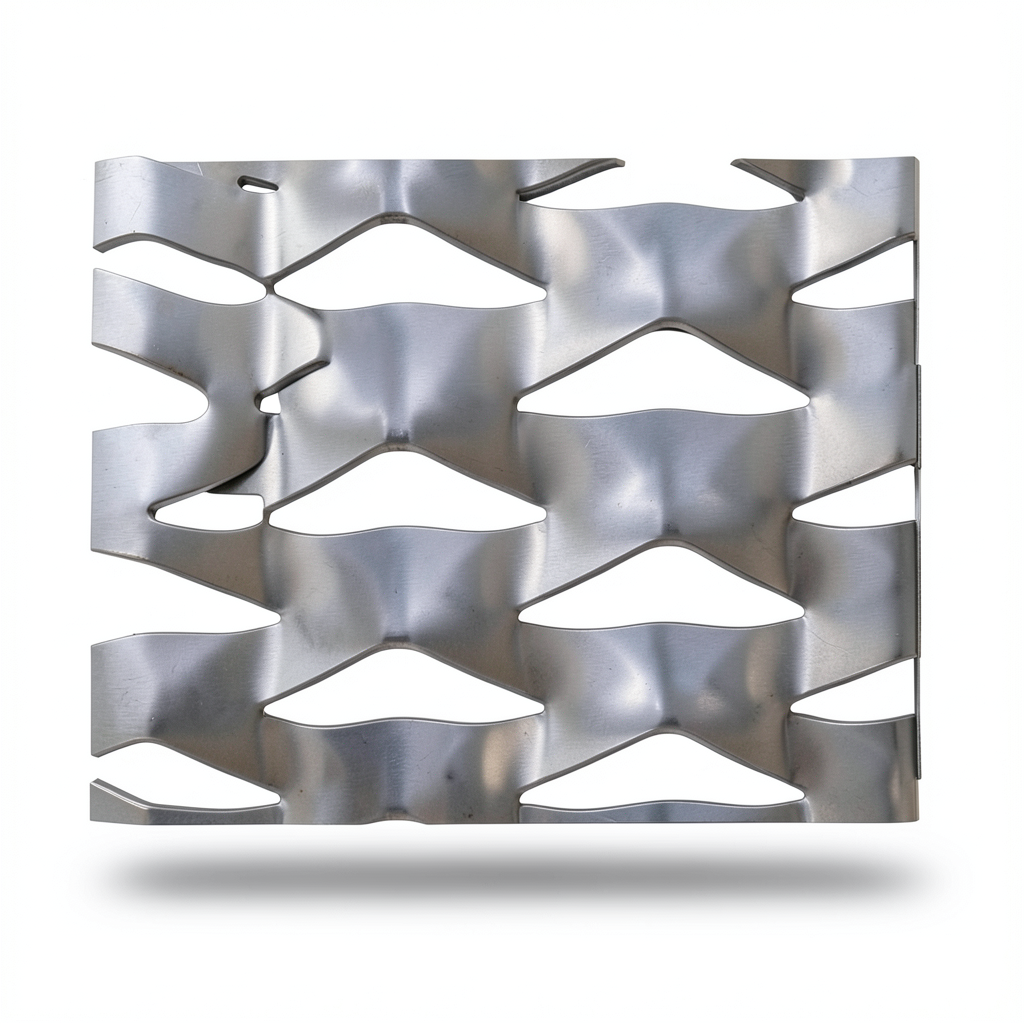 Hot Rolled Expanded Metal Mesh Memari Shape 6 mm Thickness 2.44×1 M