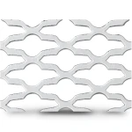Hot Rolled Expanded Metal Mesh 2 mm Wire Diameter, 1.22×2 meter Mozakhraf Form