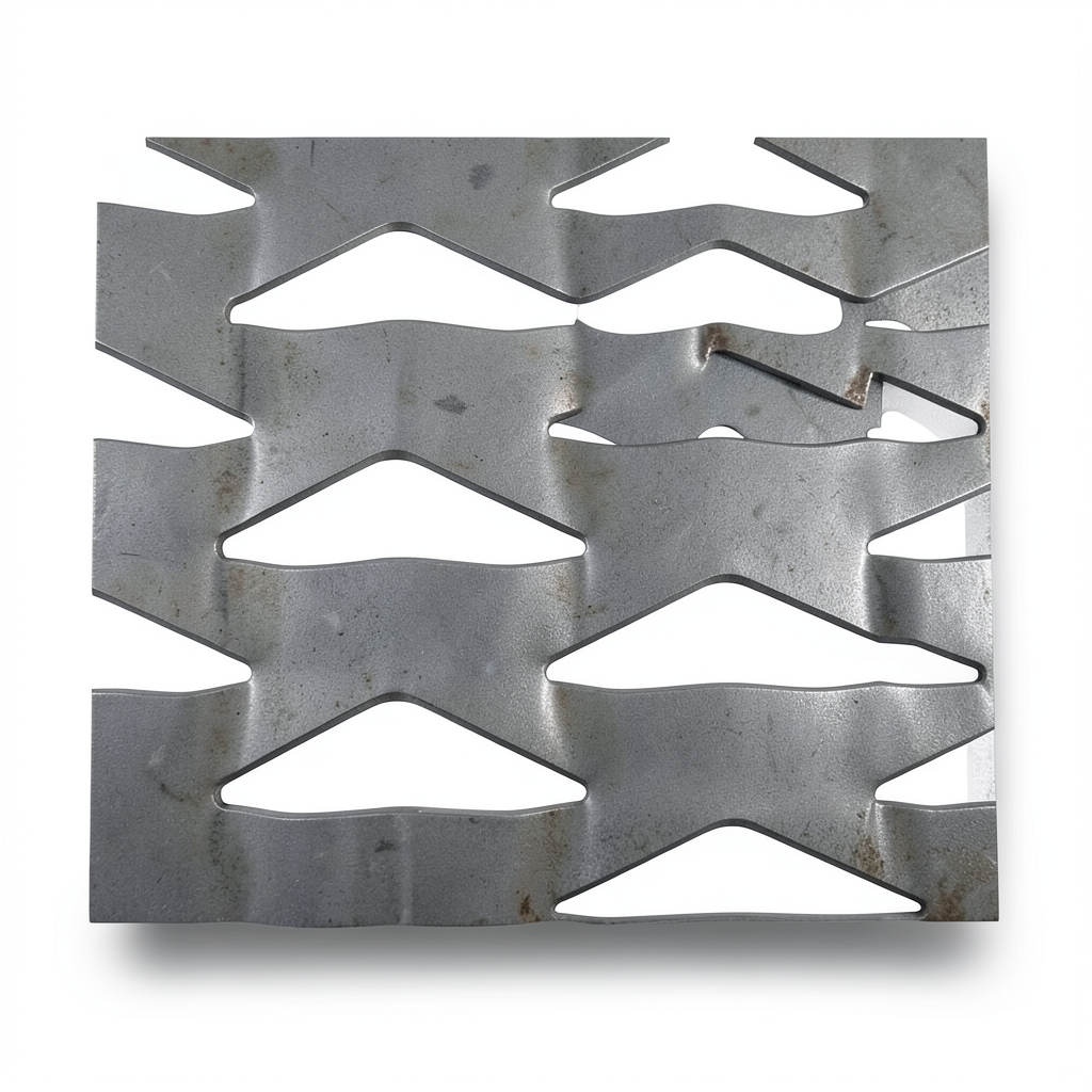 Hot Rolled Expanded Metal Sheet Memari Shape 6 mm Thickness 2.44×3 M