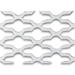 Hot Rolled Expanded Metal Mozakhraf Design Wire Diameter 2 mm Width 1.22 M Length 7 M