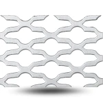 Hot Rolled Expanded Metal Mesh 2 mm Wire Diameter, 1.22×2 meter Mozakhraf Form