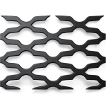Hot Rolled Expanded Mesh Mozakhraf Shape Wire Diameter 2 mm Width 1.22 M Length 3 M