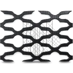 Hot Rolled Expanded Metal Wiremesh 2 mm Diameter, 1.22x5 M Mozakhraf