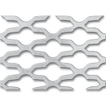 Hot Rolled Expanded Metal Sheet Flattened 2 mm Thickness, 1.22 M Width, 6 M Length, Mozakhraf Shape