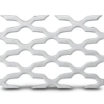 Hot Rolled Expanded Metal Mesh 2.3 mm Wire Diameter, Size 1.22×2 m, Mozakhraf Form