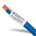 لفة سلك مفرد نحاس 1 مم2 300/500 فولت عزل PVC أزرق | مجموعة كابلات الرياض
